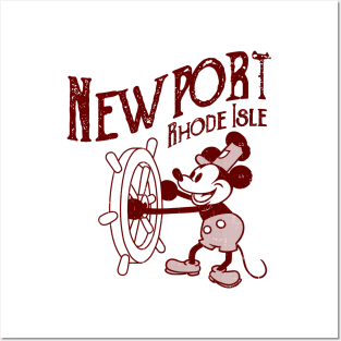 Steamboat Willie - Newport Rhode iSLAND Posters and Art